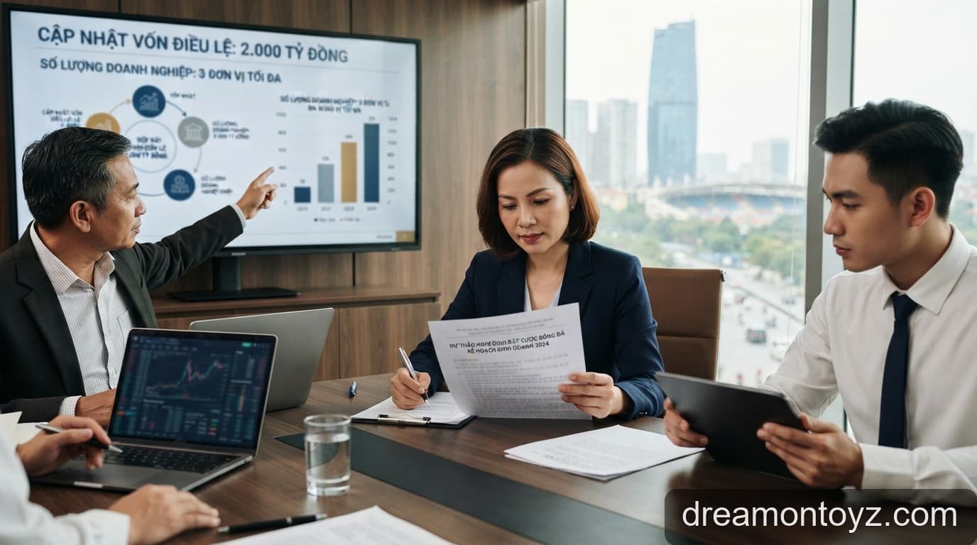 Cập nhật dự thảo Nghị định kinh doanh đặt cược bóng đá quốc tế: Những thay đổi về vốn và số lượng doanh nghiệp