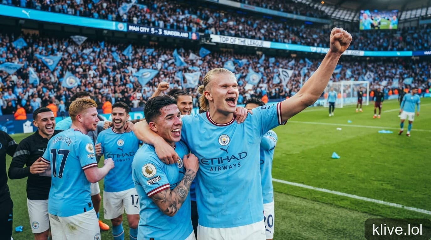 Man City chiếm đỉnh bảng Ngoại hạng Anh: Sức mạnh hủy diệt sau kỳ chuyển nhượng kỷ lục